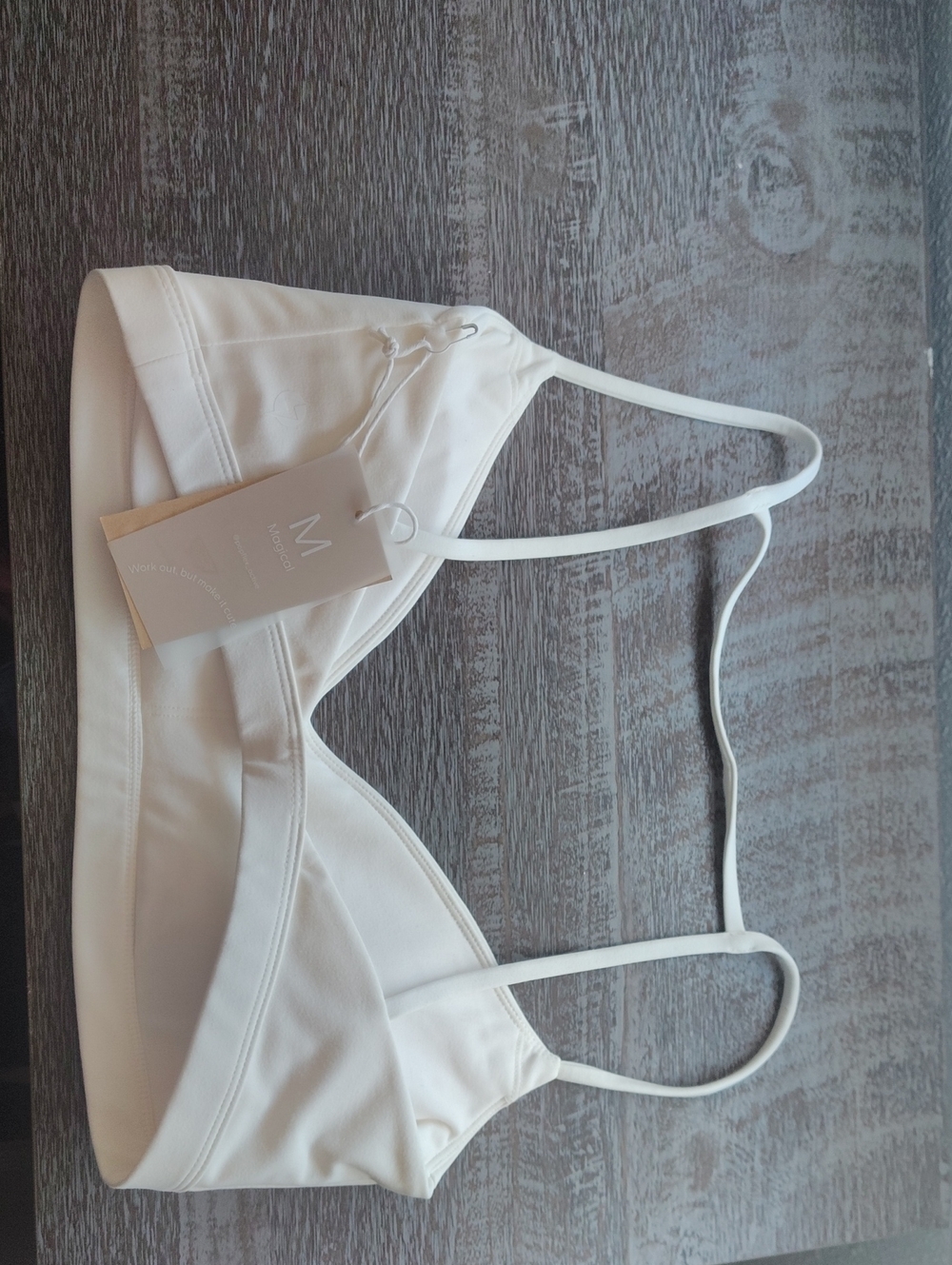 White Cream Popflex Bralette